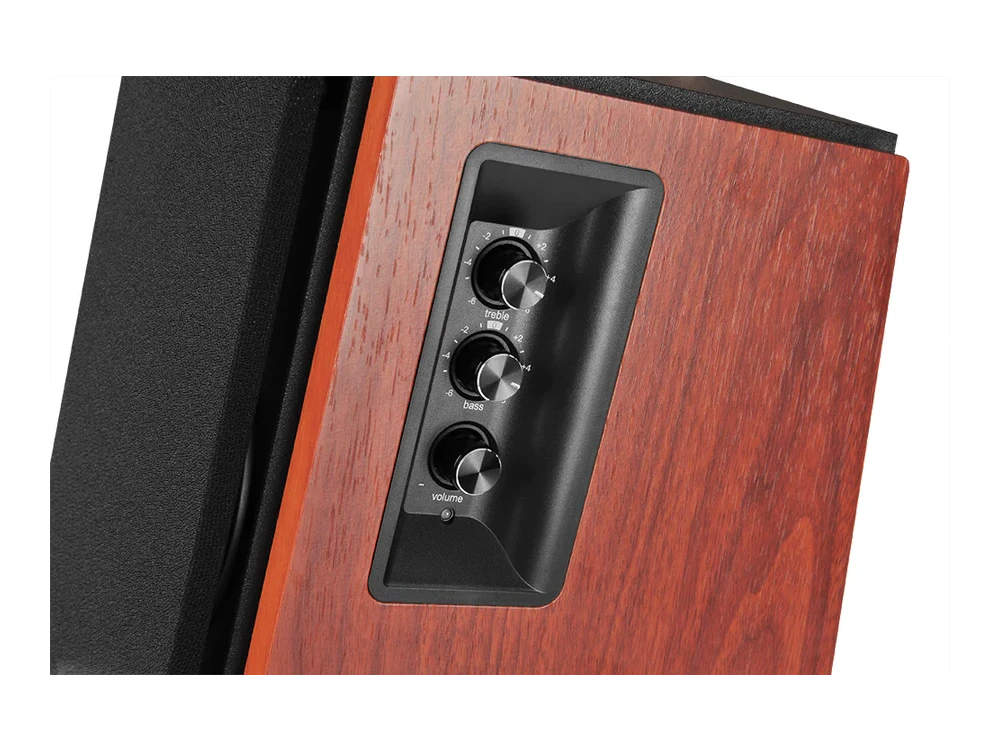 Edifier R1700BT Active 2.0 Bookshelf Speaker 66W, Αυτοενισχυόμενα Ηχεία 2 Δρόμων με Bluetooth 5.1, Σετ των 2, Καφέ