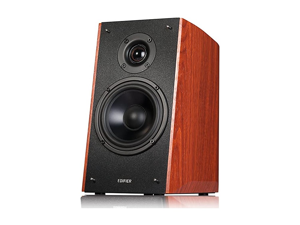 Edifier R2000DB Active 2.0 Bookshelf Speaker 120W, Αυτοενισχυόμενα Ηχεία 2 Δρόμων με Wi-Fi & Bluetooth, Σετ των 2, Καφέ