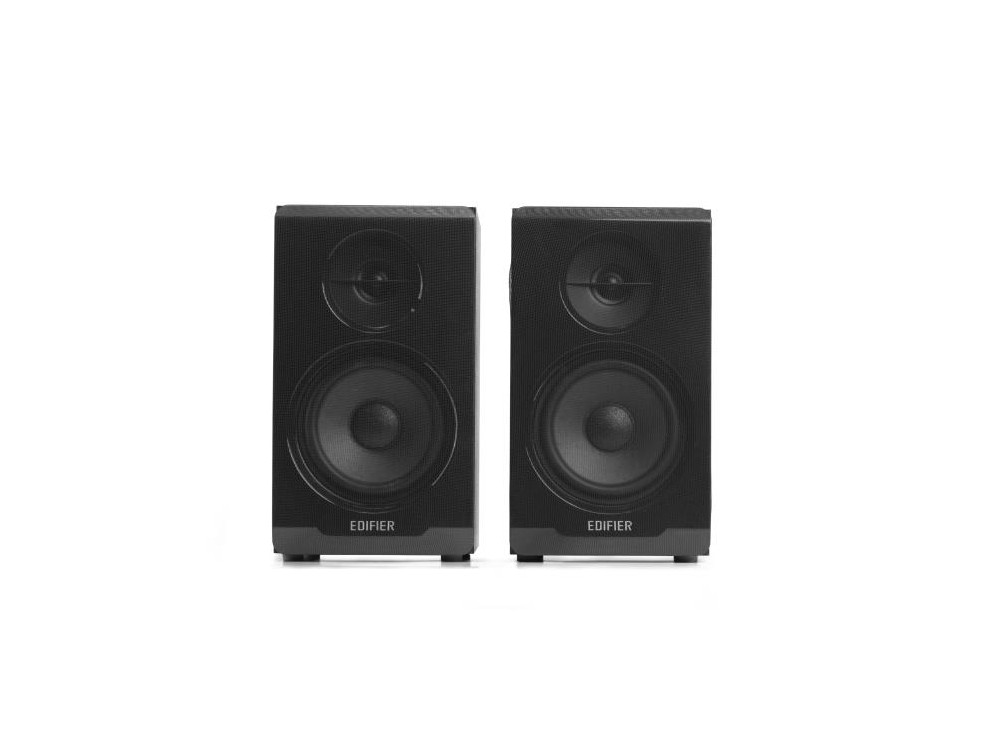 Edifier R33BT 10W Bluetooth 2-Way Self-Powered Studio Monitor Speakers, Set of 2, Black