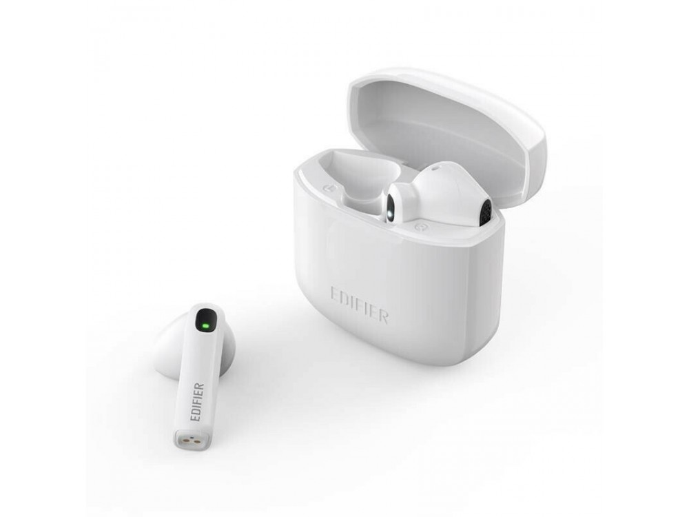 Edifier W200T mini Bluetooth 5.1 Earbuds TWS with aptX & CVC 8.0, White