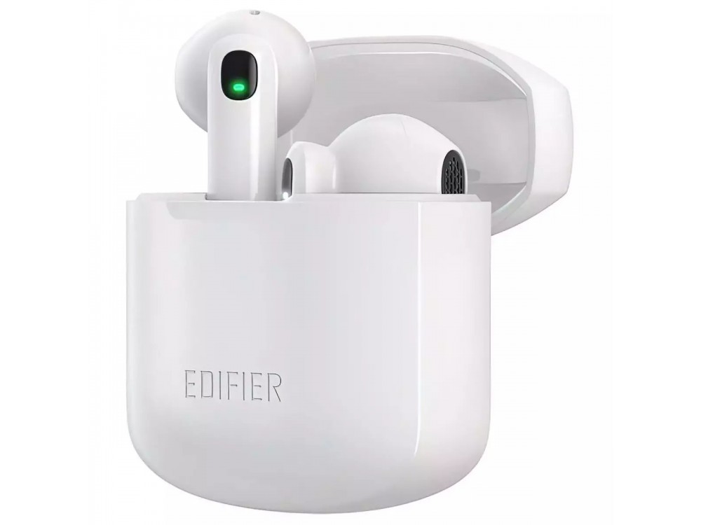 Edifier W200T mini Bluetooth 5.1 Ακουστικά TWS με aptX & CVC 8.0, Λευκά