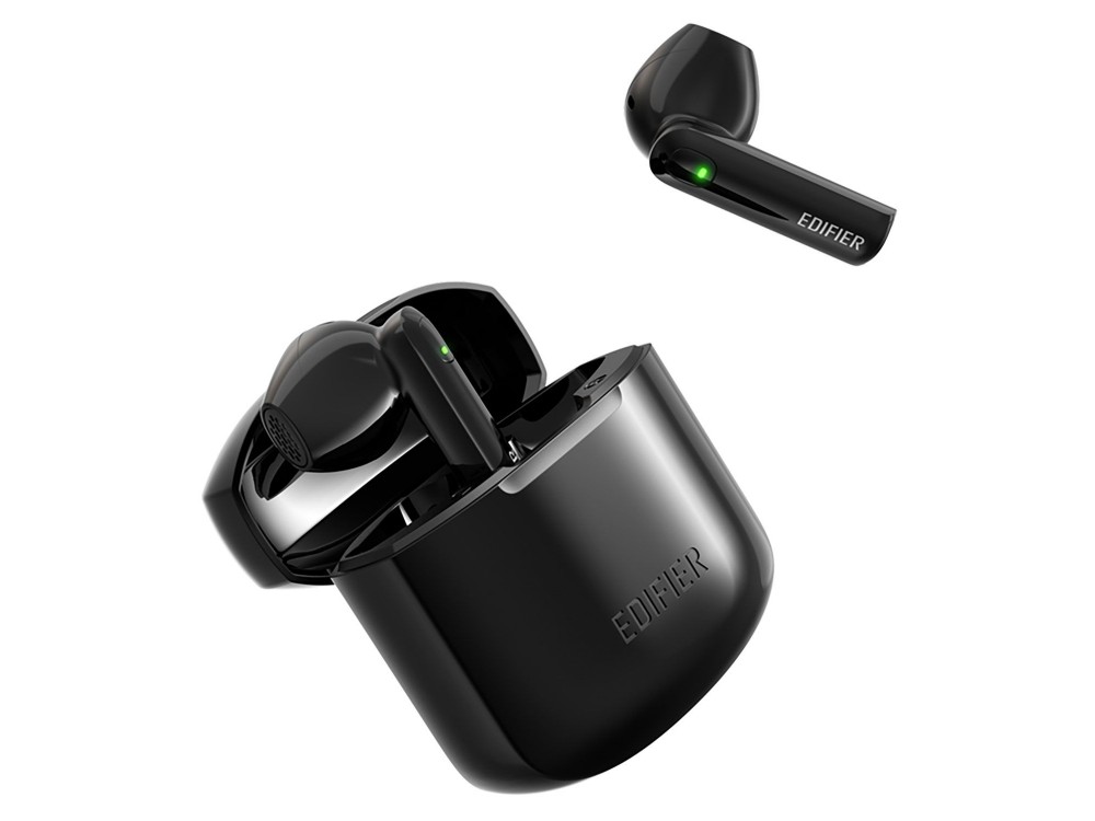 Edifier W200T mini Bluetooth 5.1 Earbuds TWS with aptX & CVC 8.0, Black
