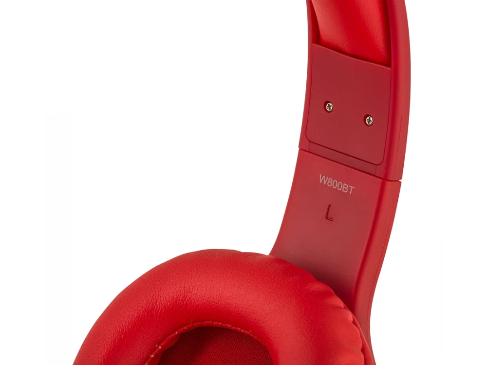Edifier W800BT Plus Bluetooth ακουστικά, Over Ear Headphones Bluetooth 5.1 με aptX & CVC 8.0, Κόκκινα