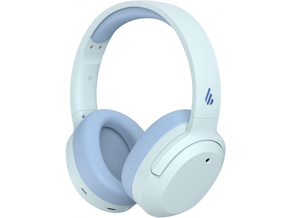 Edifier W820NB ANC Wireless Over Ear Bluetooth 5.0 Headphones with 49 Hours Operation, Blue