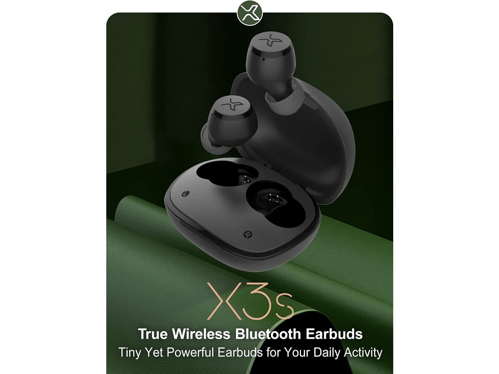 Edifier X3s Bluetooth 5.2 Ακουστικά TWS με aptX & CVC 8.0, Μαύρα