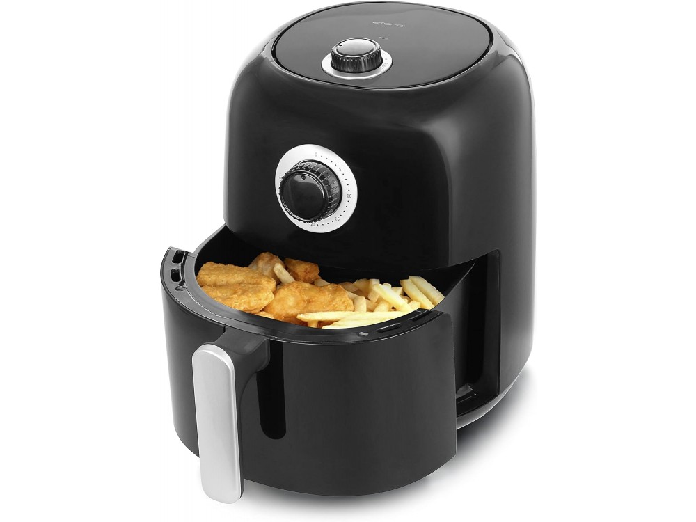 Emerio Air Fryer, Φριτέζα Αέρος 3lt για Υγιεινό Μαγείρεμα, 1450W, BPA free με Χρονοδιακόπτη 30 Λεπτών