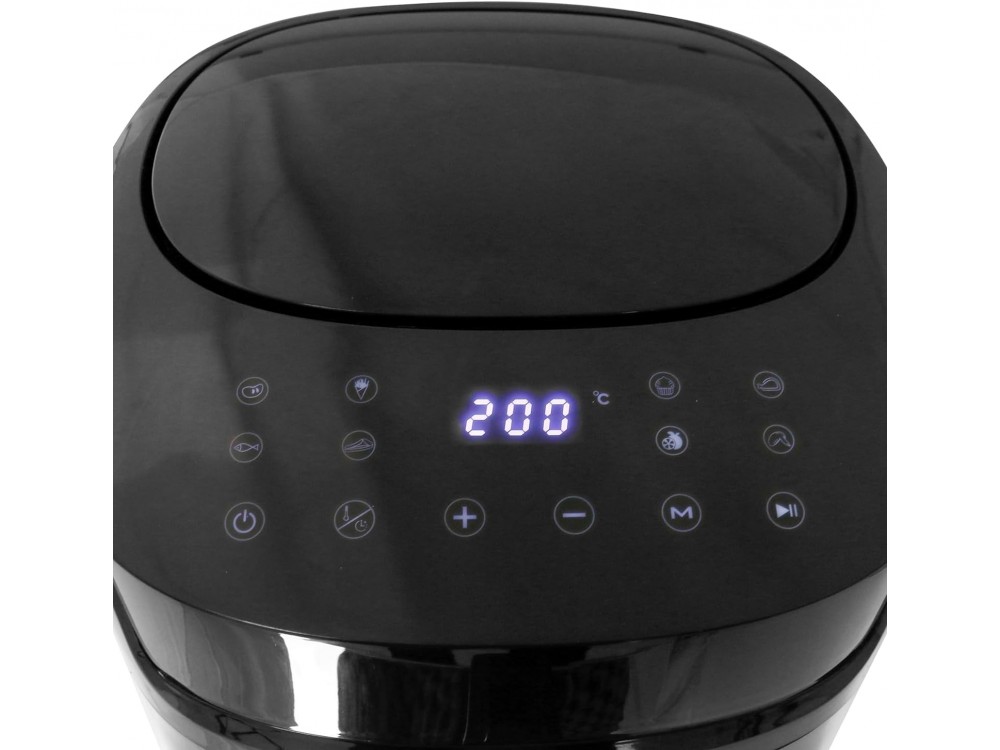 Emerio Air Fryer, Φριτέζα Αέρος XXL 7.2lt για Υγιεινό Μαγείρεμα, BPA-Free, 1800W, 8 Preset Menus & Touch Panel
