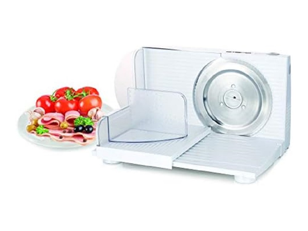 Emerio All-purpose Slicer Electric Stainless steel, Sausage Cutter Adjustable 0-17 mm, BPA-free,  Folding