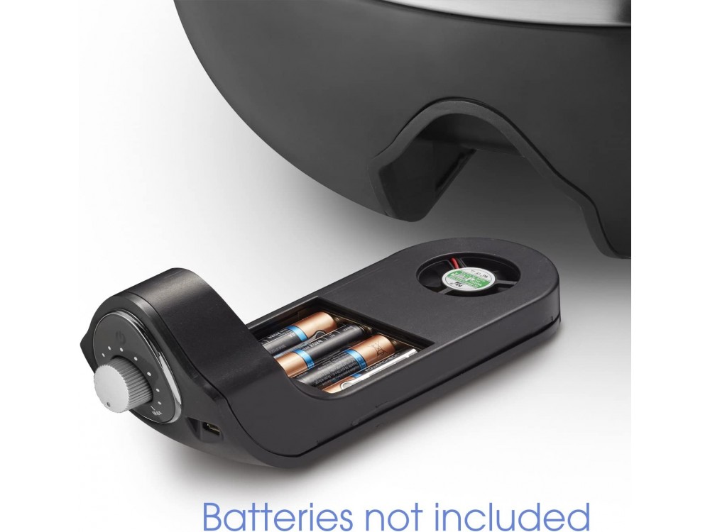 Emerio Ultra Portable Charcoal Grill, Φορητή Ψησταριά Κάρβουνου 30cm, Μπαταρίας ή USB, με Θήκη