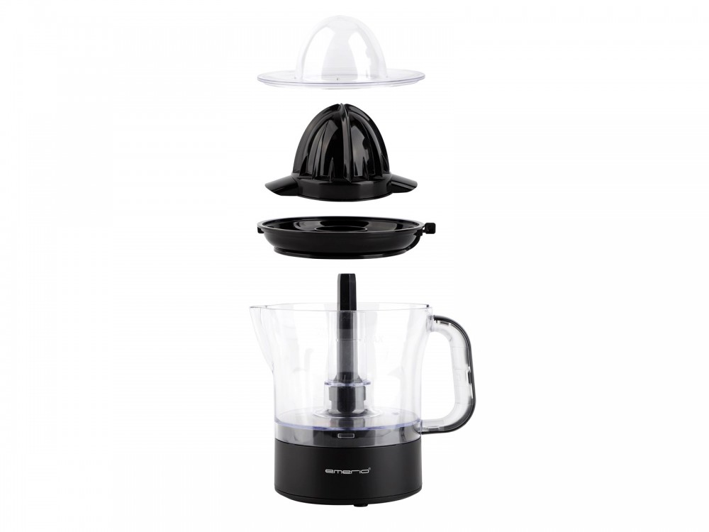 Emerio Citrus Juicer, Ηλεκτρικός Στίφτης 700ml, 40W με Κώνους για Πορτοκάλι & Λάιμ, Black