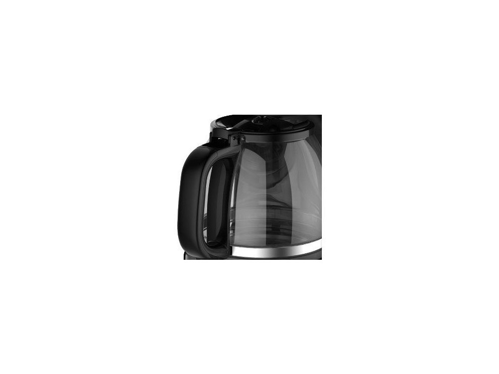 Emerio Filter Coffee Maker, French Filter Coffee Maker with Glass Jug 1.25L & Auto Shut-Off