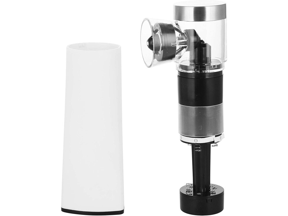Emerio PM-211798 Automatic Grinder for Salt / Pepper, Battery Powered, Stainless steel, White