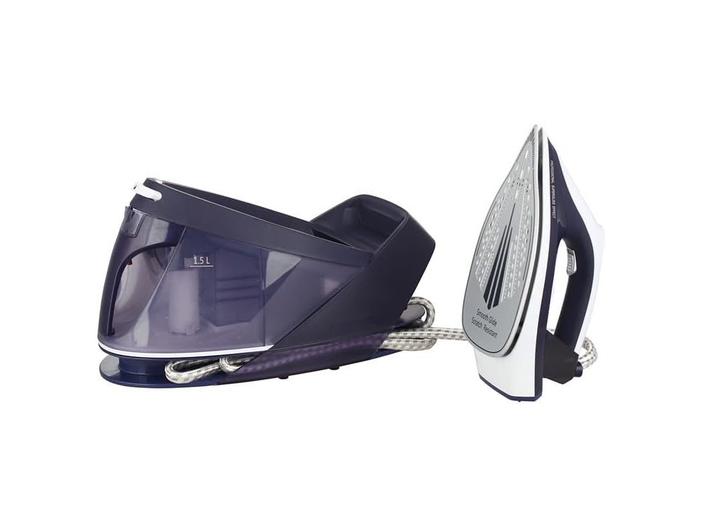 Emerio Steam Iron Station, Σύστημα Σιδερώματος Πίεσης 5.5bar με Αποσπώμενο Δοχείο 1.5lt