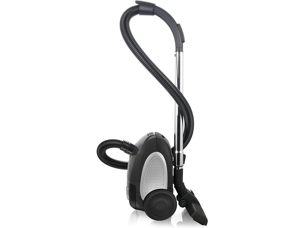 Emerio Vacuum Cleaner, Ηλεκτρική Σκούπα 800W με Σακούλα & Κάδο 2L, Black / Grey