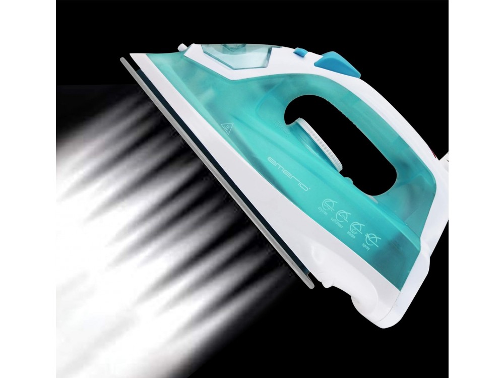 Emerio Steam Iron 2000W with Ceramic Plate and Continuous Supply 17gr/min