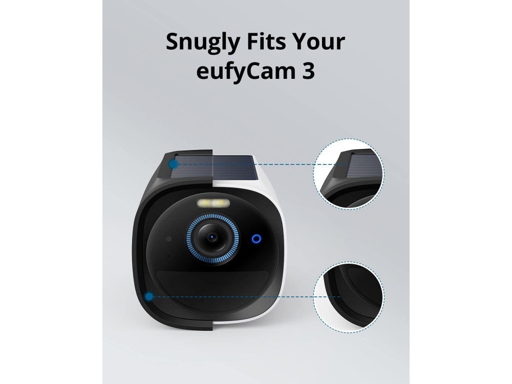 Anker eufy Security eufyCam 3 Skin, Προστατευτική Θήκη Σιλικόνης για Ασύρματη Κάμερα EufyCam 3, Σετ των 2