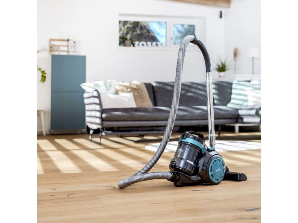 First Austria FA-5547-4-BL Bagless Vacuum Cleaner, with 2L Bucket & HEPA Filter 800W, Blue