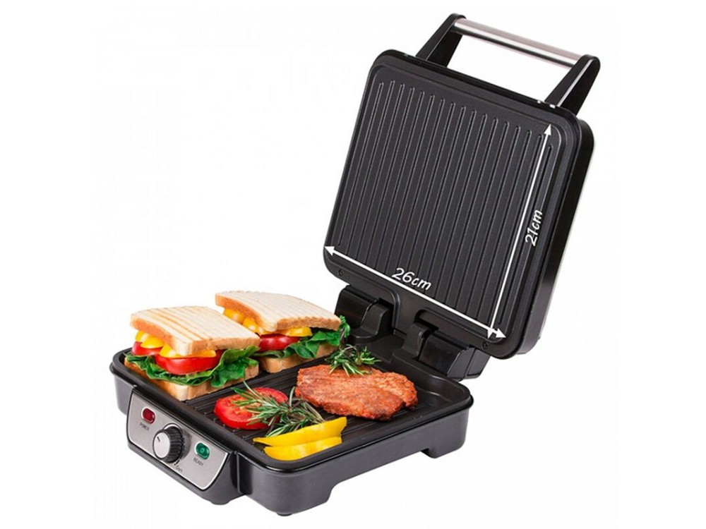 First Austria Toaster Grill 1800W with non-stick plates & grease tray - FA-5343-2