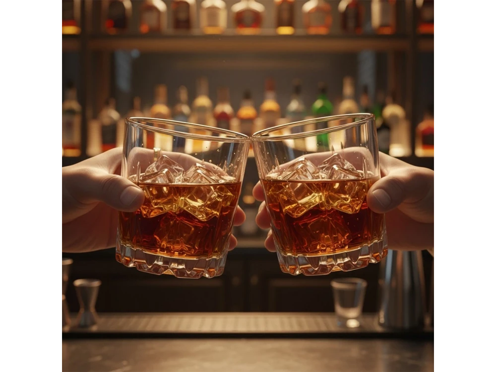 Vilde Whiskey Glasses σετ των 6τμχ 280ml, Γυάλινα