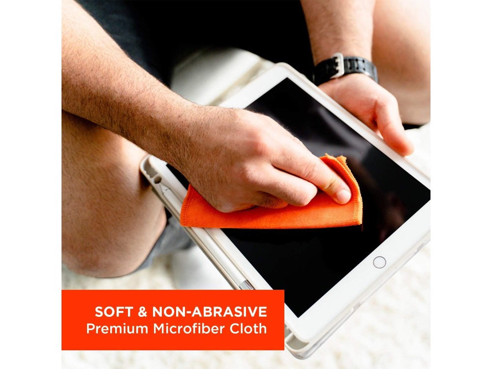 Whoosh! GO XL Screen Cleaner, Σετ Καθαρισμού Οθόνης με Υγρό Σπρέι και Αντιμικροβιακό Πανί από Μικροΐνες, 100ml