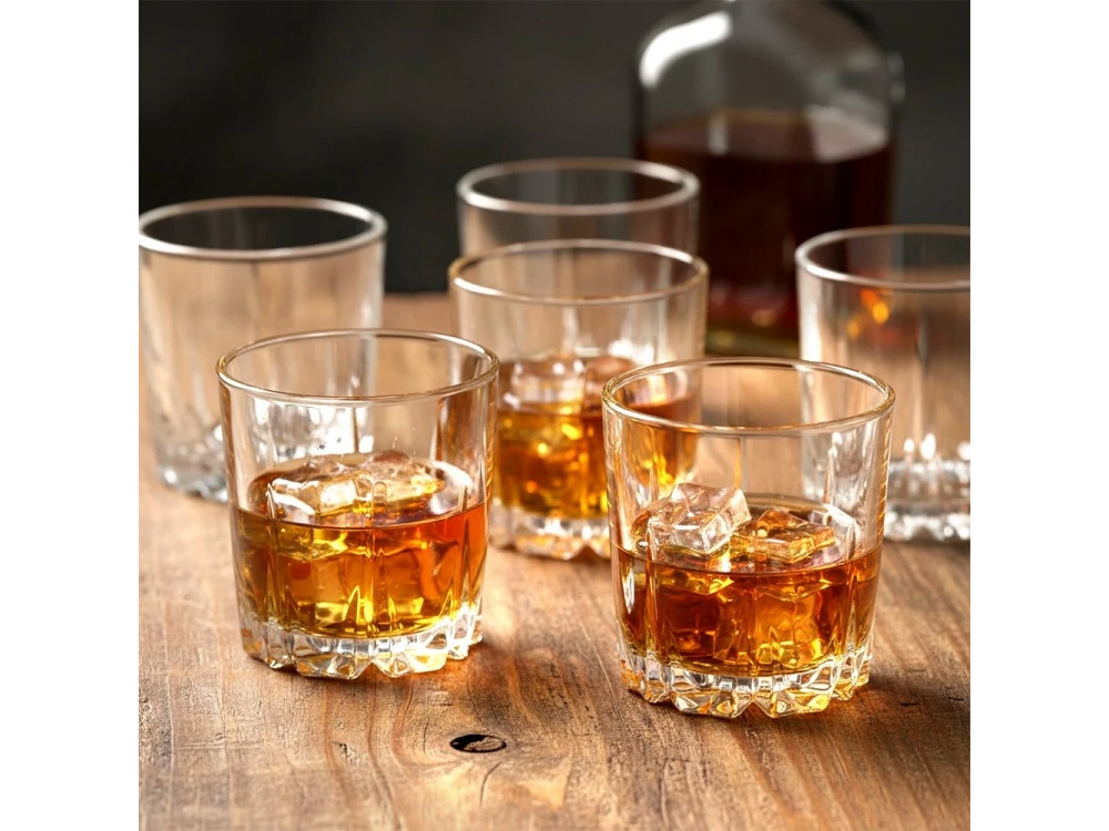 Vilde Whiskey Glasses σετ των 6τμχ 280ml, Γυάλινα
