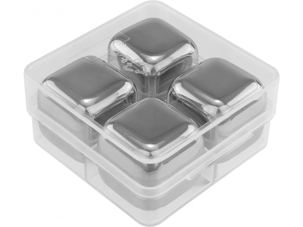 Forneed Stainless Steel Ice Cubes, Παγάκια Ανοξείδωτα Σετ των 4τμχ