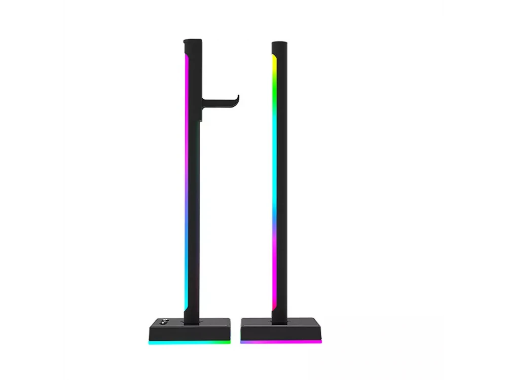 Ajazz ABL190 RGB Light Bars with Headset Stand and APP Control, Black