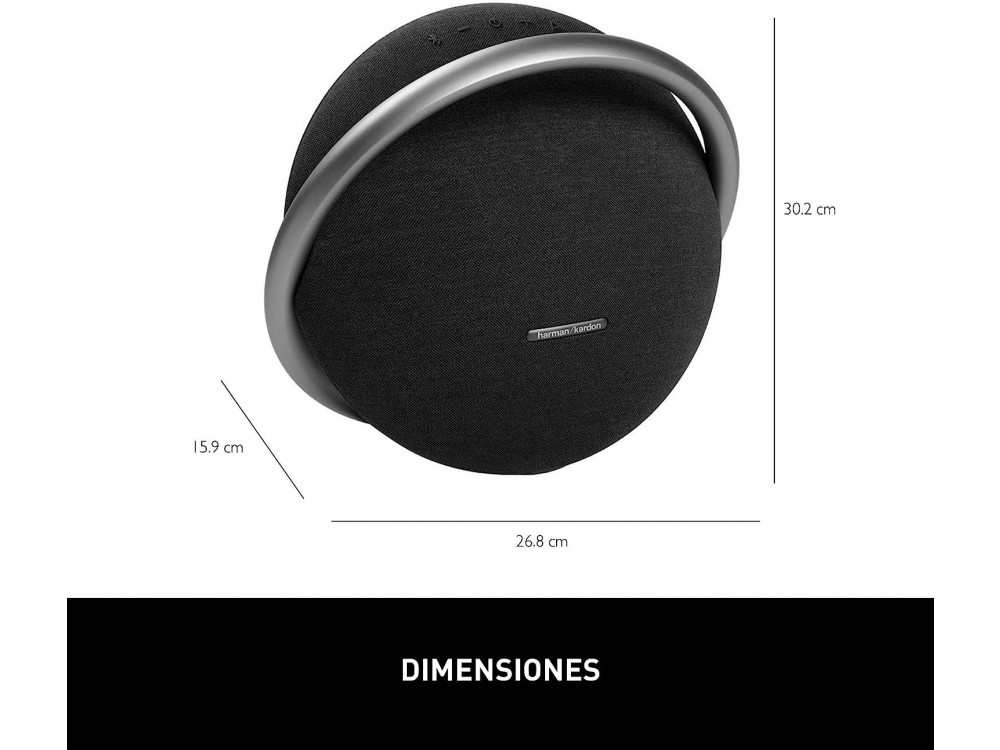 Harman Kardon Onyx Studio 7, Ηχείο Bluetooth Stereo Με Διάρκεια Μπαταρίας έως 8 Ώρες, Black