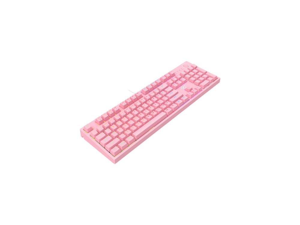 Havit KB871L, Μηχανικό RGB Πληκτρολόγιο, Gaming Keyboard με Blue Switches, Pink