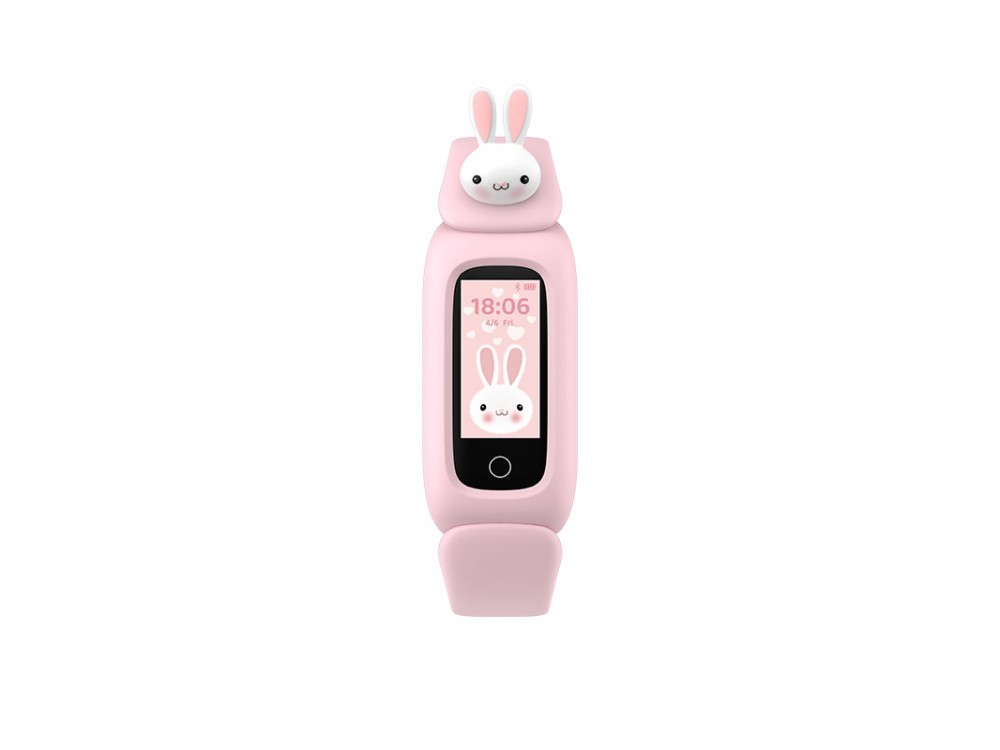 Havit M81 Παιδικό Smartwatch με Λουράκι από Καουτσούκ, Pink
