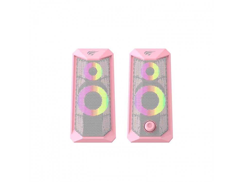 Havit SK202 Computer Speakers 2.0 with 3W Power, Pink