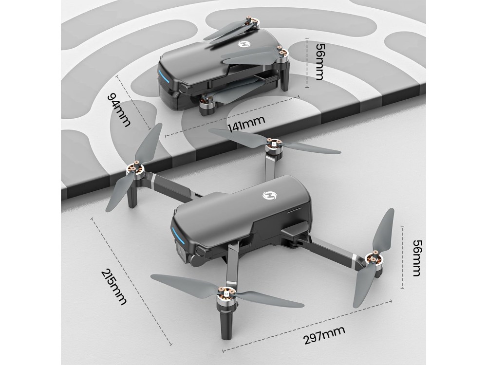 Holy Stone HS360S SPYDI GPS Drone με Κάμερα 4Κ, Follow Mode, Altitude Hold, Χειριστήριο & Διάρκεια Πτήσης 20 Λεπτά