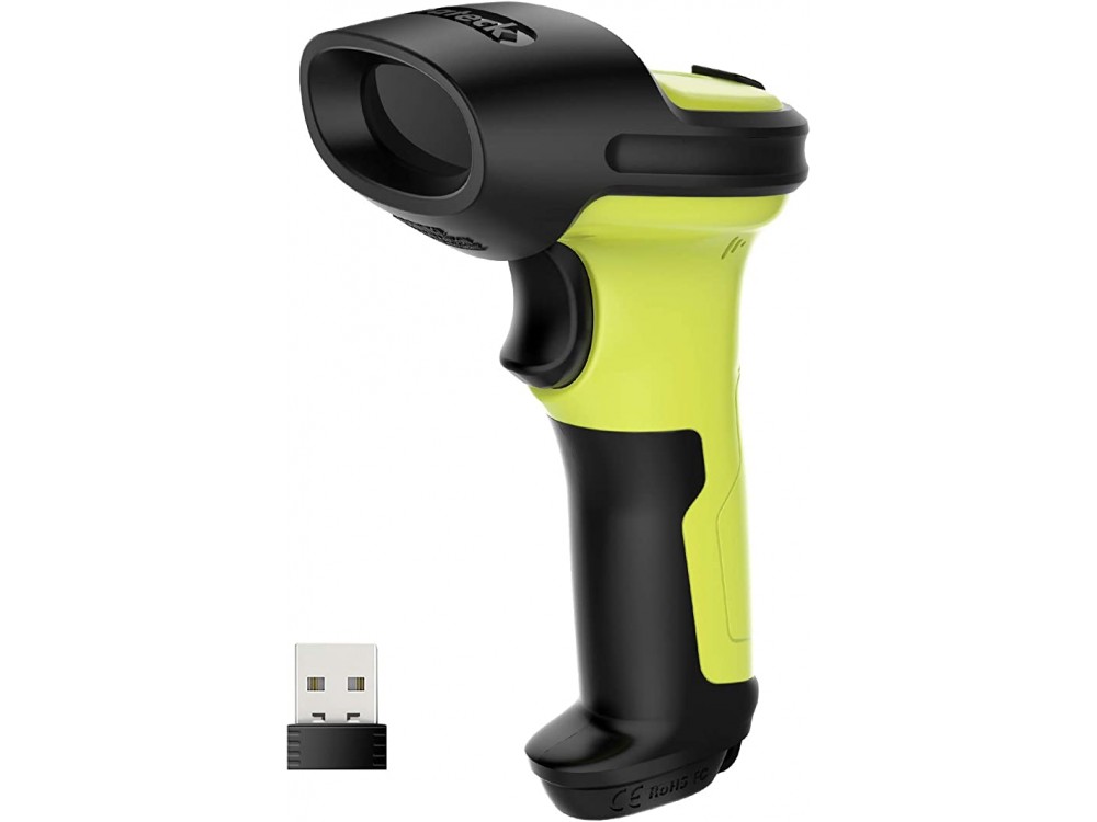 Inateck BCST-60 Barcode Scanner Wireless 2.4 GHz, Χειρός Ασύρματο με Δυνατότητα Ανάγνωσης 1D Barcodes