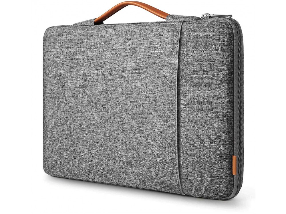 Inateck 360° Protection Sleeve 13.3" Waterproof for Macbook 14.2" / DELL XPS / HP / Surface, with External Sleeve, Grey