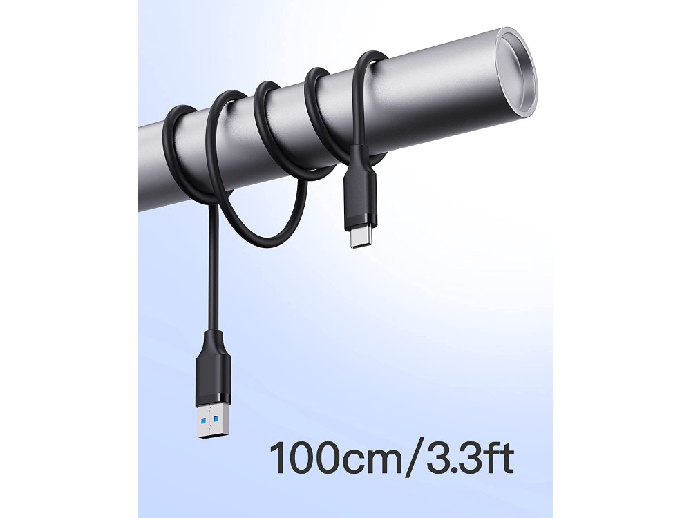 Inateck Καλώδιο USB-C σε USB 3.2 Gen2 10Gbps 1μ., Μαύρο