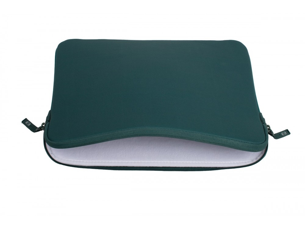 MW Basics ²Life Sleeve/Case Macbook Air 15" / Laptop DELL XPS / HP / Surface, Green / White