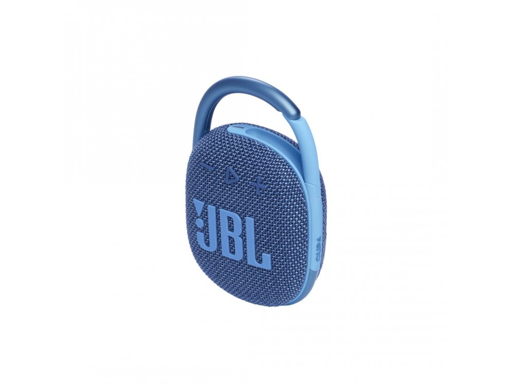 JBL Clip 4 Eco, Αδιάβροχο Ηχείο Bluetooth, IP67, Compact με Διάρκεια Μπαταρίας έως 10 Ώρες, Blue