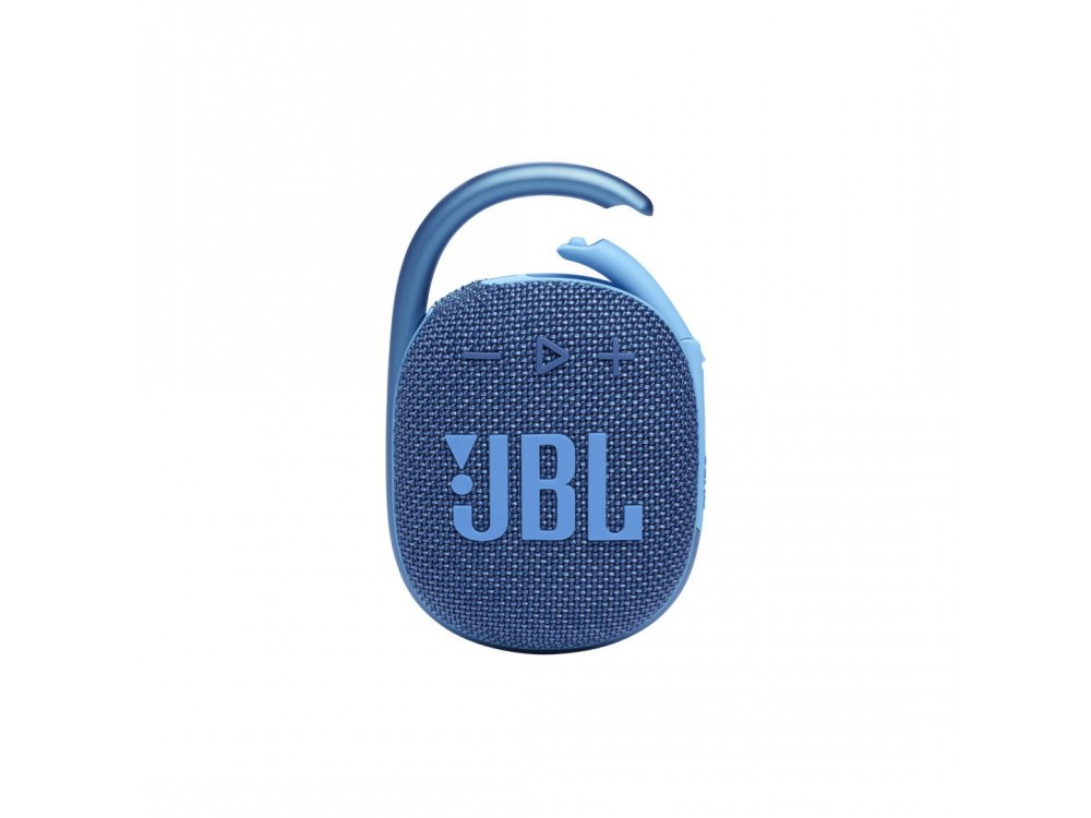 JBL Clip 4 Eco, Αδιάβροχο Ηχείο Bluetooth, IP67, Compact με Διάρκεια Μπαταρίας έως 10 Ώρες, Blue