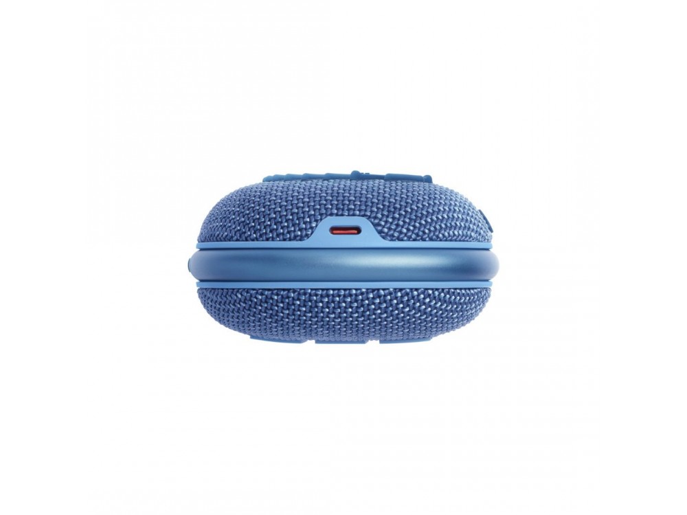 JBL Clip 4 Eco, Αδιάβροχο Ηχείο Bluetooth, IP67, Compact με Διάρκεια Μπαταρίας έως 10 Ώρες, Blue