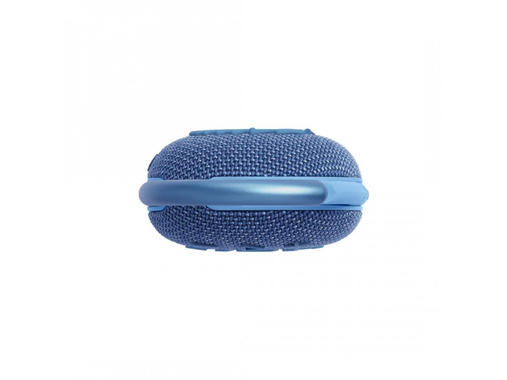 JBL Clip 4 Eco, Αδιάβροχο Ηχείο Bluetooth, IP67, Compact με Διάρκεια Μπαταρίας έως 10 Ώρες, Blue