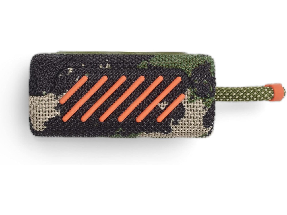 JBL Go 3, Waterproof Bluetooth Speaker 4.2W RMS, IP67, Compact with up to 5 hours battery life, Squad