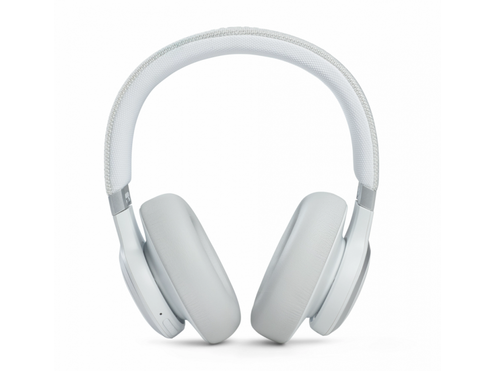 JBL Live 660NC, Over-Ear Ασύρματα Ακουστικά Bluetooth ANC με Quick Charge & Διάρκεια Μπαταρίας έως 50 Ώρες, White