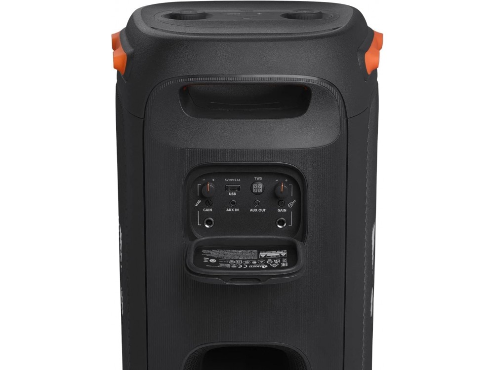 JBL Partybox 110, Portable Speaker Bluetooth 160W, IPX4, Light Effect, Transport Wheels & Battery Life up to 12 Hours, Black