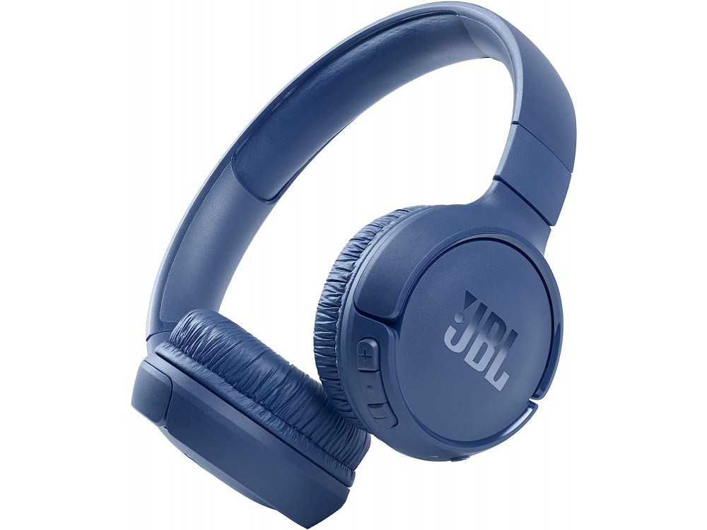 JBL Tune 510BT, On-Ear Ασύρματα Ακουστικά Bluetooth με Speed Charge, Multi-Point Connection & Μπαταρία έως 40 Ώρες, Blue