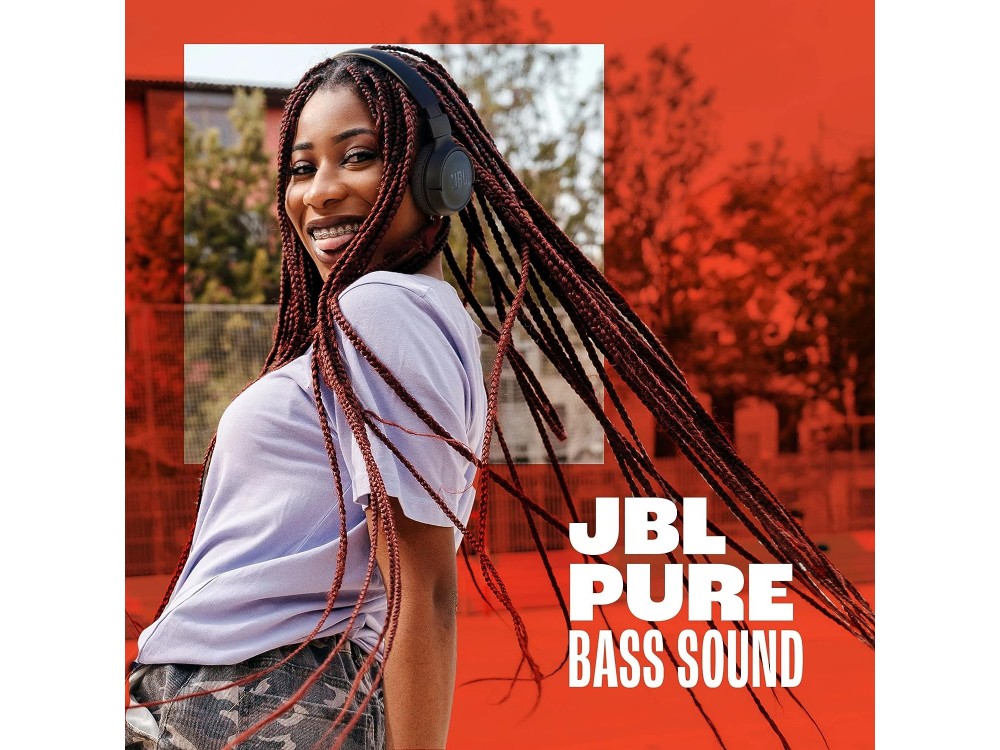 JBL Tune 520BT, On-Ear Ασύρματα Ακουστικά Bluetooth 5.3 με Multi-point Connection & Διάρκεια Μπαταρίας έως 57 Ώρες, Black