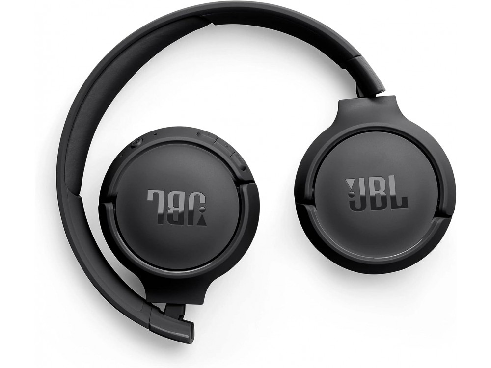 JBL Tune 520BT, On-Ear Ασύρματα Ακουστικά Bluetooth 5.3 με Multi-point Connection & Διάρκεια Μπαταρίας έως 57 Ώρες, Black