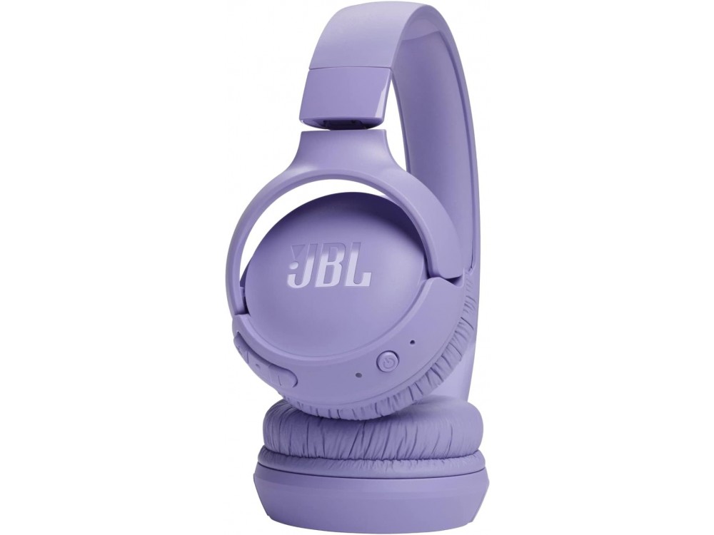 JBL Tune 520BT, On-Ear Ασύρματα Ακουστικά Bluetooth 5.3 με Multi-point Connection & Διάρκεια Μπαταρίας έως 57 Ώρες, Purple