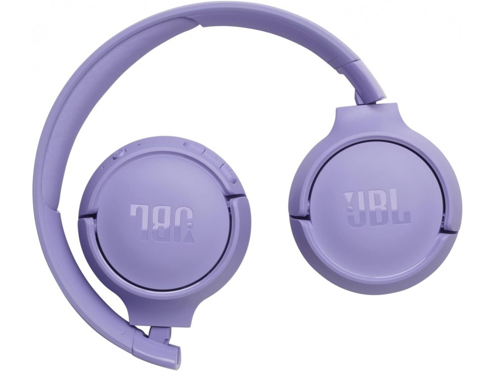 JBL Tune 520BT, On-Ear Ασύρματα Ακουστικά Bluetooth 5.3 με Multi-point Connection & Διάρκεια Μπαταρίας έως 57 Ώρες, Purple