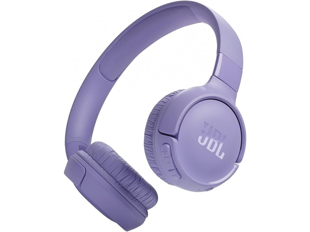 JBL Tune 520BT, On-Ear Ασύρματα Ακουστικά Bluetooth 5.3 με Multi-point Connection & Διάρκεια Μπαταρίας έως 57 Ώρες, Purple