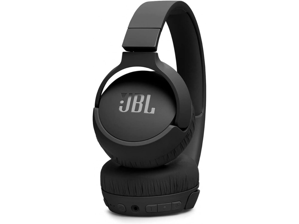 JBL Tune 670NC, On-Ear Bluetooth Ακουστικά με ANC, Multipoint, APP, Quick Charge & Διάρκεια Μπαταρίας Έως 70 Ώρες, Black